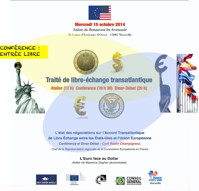 Le traité de libre-échange transatlantique au menu des Marseillais